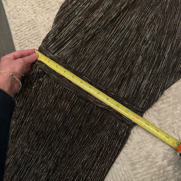 Evernew Brown Bonze Metallic Halter Dress - Picture 7 of 8